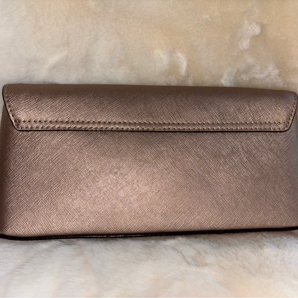 Kate Spade Elegant Metallic Leather Clutch - EUC - Picture 4 of 13